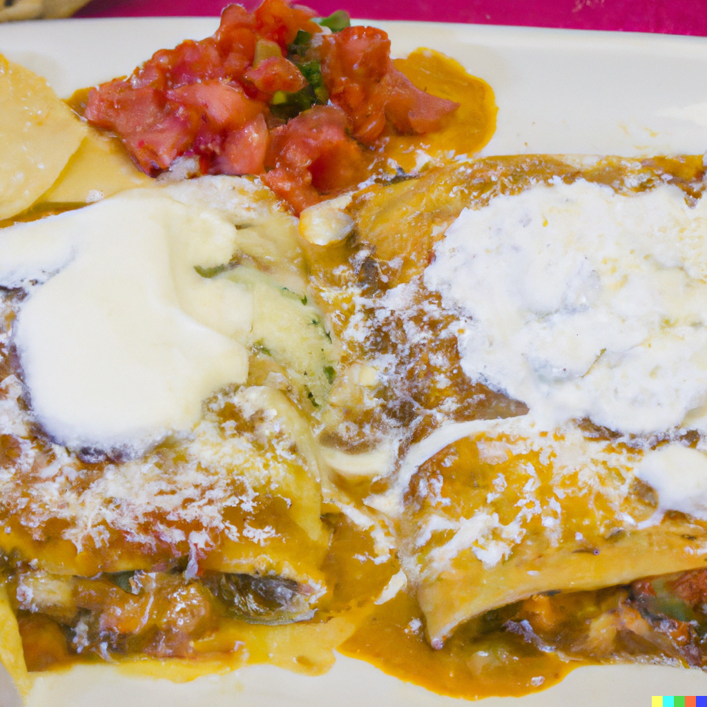 Imagen de las enchiladas suizas