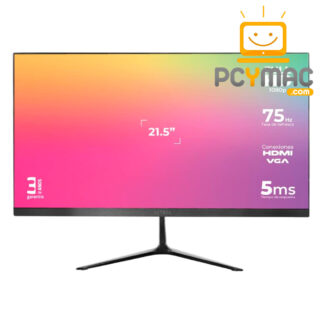 Monitor ACTECK 21.5 LED CAPTIVE VIVID SP215 HDMI VGA plano 75HZ negro